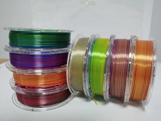διπλή ίνα εκτυπωτών χρώματος τρισδιάστατη, ίνα μεταξιού, ίνα pla, τρισδιάστατη ίνα εκτυπωτών