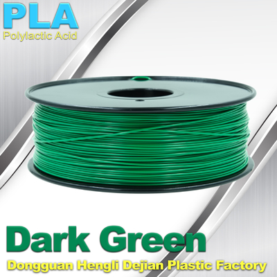 COem βιοδιασπάσιμο PLA 1,75/3,0 τρισδιάστατων χιλ. ινών εκτυπωτών (σκούρο πράσινο)