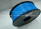 Μπλε φθορισμού ίνα ABS, ίνα 1kg εκτυπωτών 1.75mm/3.0mm τρισδιάστατη/στροφίο