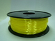 Κίτρινο πολυμερές σύνθετο ινών εκτυπωτών χρωμάτων τρισδιάστατο (όπως το μετάξι) ίνα 1.75mm/3.0mm