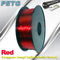 Κόκκινο τρισδιάστατα υλικά ινών εκτύπωσης 1.75mm/3.0mm PETG Fliament
