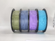 Η τρισδιάστατη ίνα 7 εκτυπωτών μεταλλινών PLA χρώματα σκουπίζει τη συσκευασία με Desiccant με ηλεκτρική σκούπα