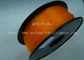 1.75mm/3.0mm δια τα πορτοκαλιά χρώματα 1KG ινών εκτυπωτών PLA τρισδιάστατα/το ρόλο