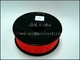Συνήθεια ABS 1kg/φθορισμού κόκκινα αναλώσιμα εκτυπωτών ινών ρόλων φωτεινά τρισδιάστατα