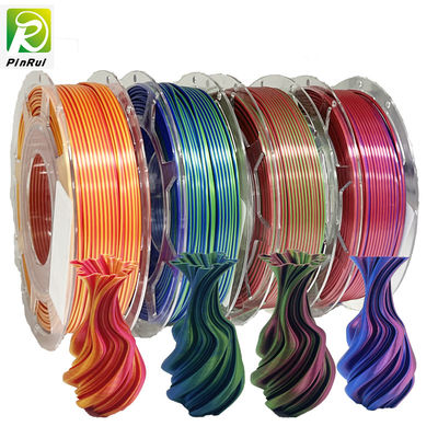 Μεταλλικό μετάξι 1,75 mm 3d εκτυπωτής διχρωματικό Pla Filament 2 χρώματα