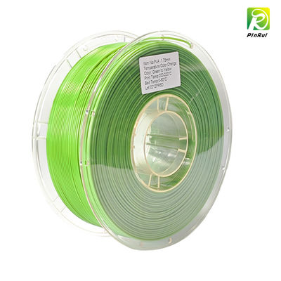 PINRUI 1kg Διπλής Θερμοκρασίας PLA Νήμα 3D Εκτύπωσης Θερμοευαίσθητο Χρώμα-Αλλαγή Μεταξιού για Πλαστικές Ράβδους