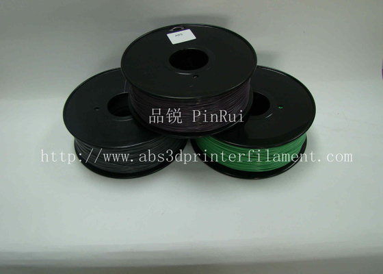 ABS τρισδιάστατη μεταβαλλόμενη ίνα 1.75/3.0mm χρώματος εκτυπωτών υλική τρία χρώματα