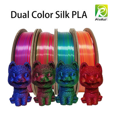 250gSilk διχρωματικό νήμα χρώματος για FDM 3D εκτυπωτή pla νήμα