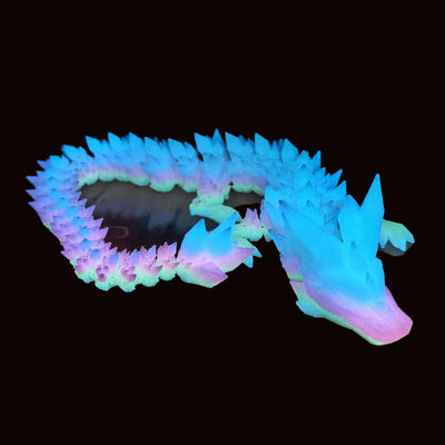 PINRUI Glow Rainbow PLA 1kg 1,75mm ουράνιο τόξο λευκό 3D εκτυπωτή νήμα αλλαγή χρώματος στο σκούρο πλαστικό για 3D εκτυπωτή