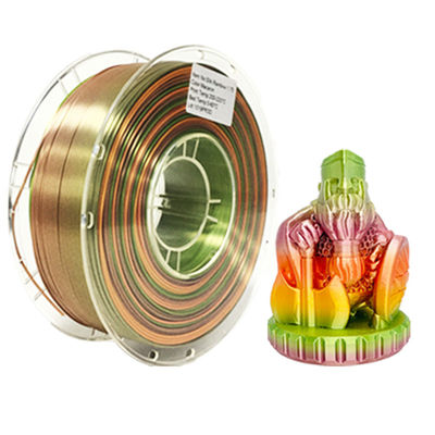 PINRUI Rainbow PLA Silky PLA 1.75mm 1kg Πολυχρωματικό ινώδες χρώμα PLA για 3D εκτύπωση