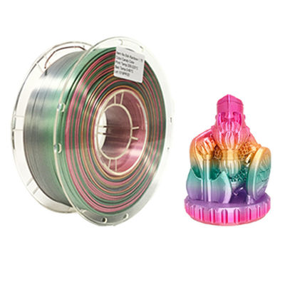 PINRUI Rainbow PLA Silky PLA 1.75mm 1kg Πολυχρωματικό ινώδες χρώμα PLA για 3D εκτύπωση