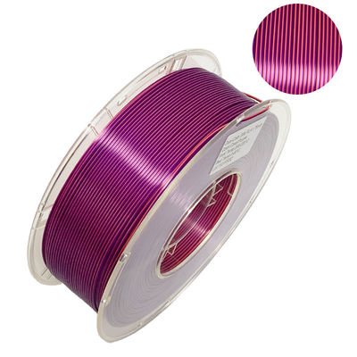 τρισδιάστατη ίνα 1.75mm μεταξιού PLA ινών εκτυπωτών διπλό χρώμα για την τρισδιάστατη εκτύπωση εκτυπωτών
