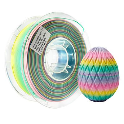 Πίνακας 3D εκτυπωτή με νήματα Rainbow Dreamy Color 1,75mm 1kg Πολλαπλά χρώματα ταιριάζουν με τους περισσότερους εκτυπωτές FDM