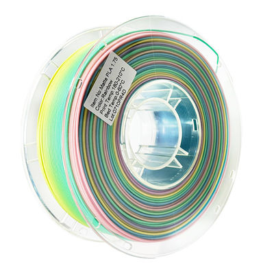 Πίνακας 3D εκτυπωτή με νήματα Rainbow Dreamy Color 1,75mm 1kg Πολλαπλά χρώματα ταιριάζουν με τους περισσότερους εκτυπωτές FDM