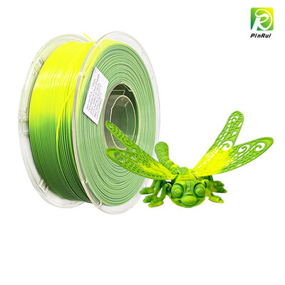 PINRUI 1kg Διπλής Θερμοκρασίας PLA Νήμα 3D Εκτύπωσης Θερμοευαίσθητο Χρώμα-Αλλαγή Μεταξιού για Πλαστικές Ράβδους