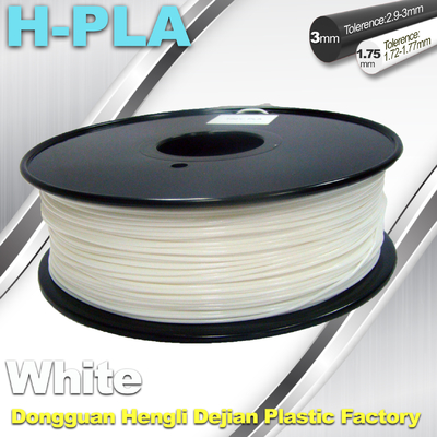 Τρισδιάστατη ίνα 1.75mm 1.3kg ινών PLA εκτυπωτών αντίστασης θερμοκρασίας/ρόλος
