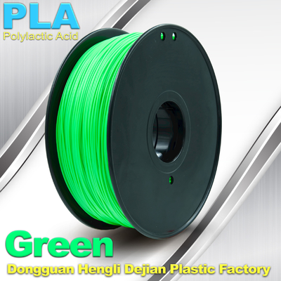 Πράσινη 3mm PLA τρισδιάστατη ίνα 100% εκτυπωτών Customorized βιοδιασπάσιμη