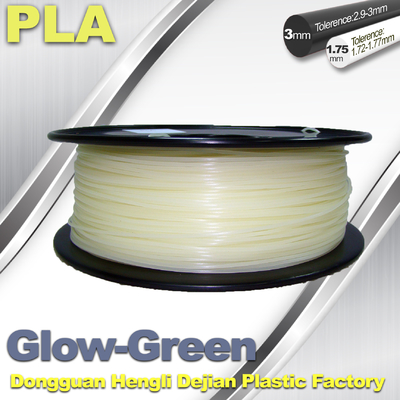 πυράκτωση ινών 1.75mm/3.0mm PLA σε σκούρο πράσινο για τον τρισδιάστατο εκτυπωτή