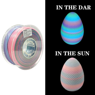 PINRUI Glow Rainbow PLA 1kg 1,75mm Αλλαγή χρώματος στο σκοτάδι για 3D εκτυπωτή